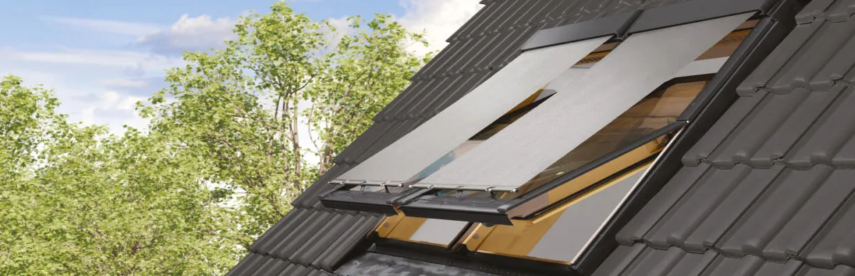 Tenda plissettata oscurante per finestre per tetti APF