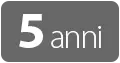 Garanzia 5 anni